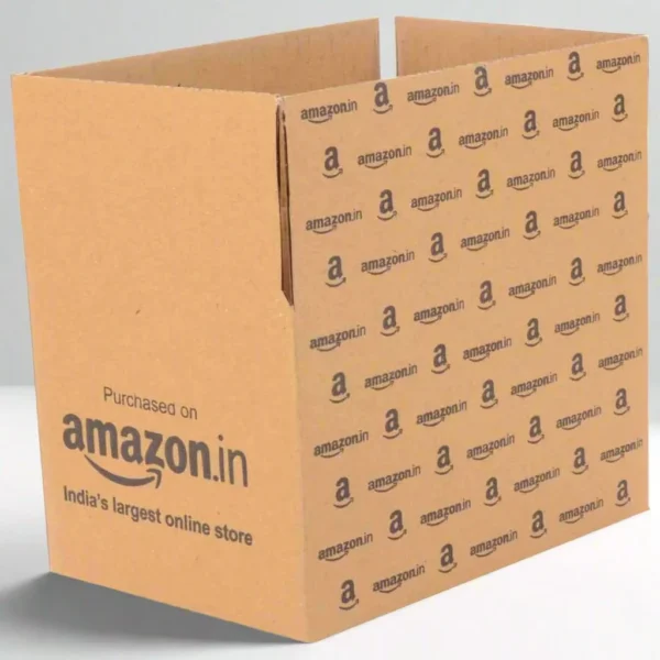 Amazon Branded Corrugated Boxes - 5x4.5x3.5 Inch