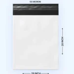 Courier Bags (55 Microns) - 19x20 Inches - Pack of 100