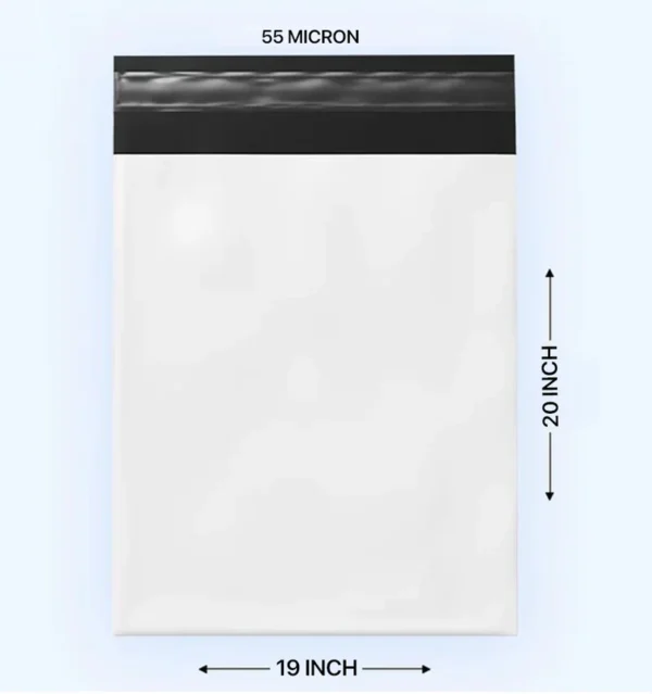 Courier Bags (55 Microns) - 19x20 Inches - Pack of 100