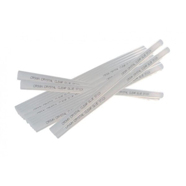 Crown Transparent Crystal Clear Glue Stick – 9 Inch, Hot Melt, Food Grade
